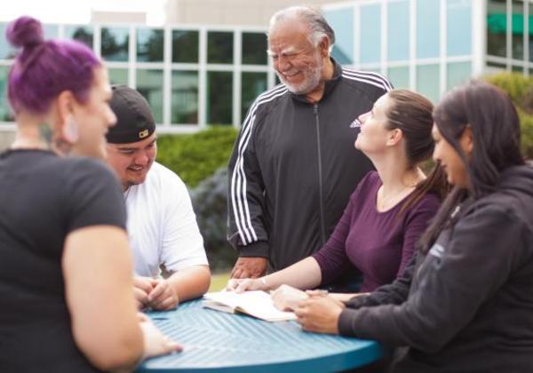 Photo of VIU Indigenous Studies students